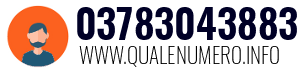 Numero di telefono 03783043883 03783043883