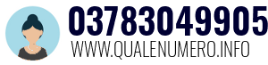Numero di telefono 03783049905 03783049905