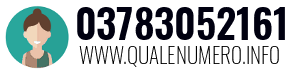 Numero di telefono 03783052161 03783052161