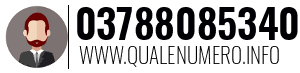 Numero di telefono 03788085340 03788085340