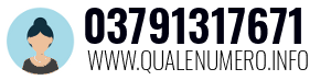Numero di telefono 03791317671 03791317671
