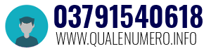 Numero di telefono 03791540618 03791540618