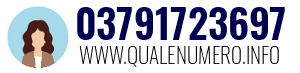 Numero di telefono 03791723697 03791723697