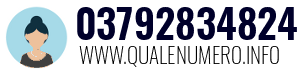 Numero di telefono 03792834824 03792834824