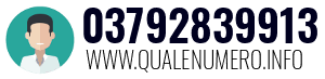 Numero di telefono 03792839913 03792839913