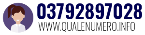 Numero di telefono 03792897028 03792897028