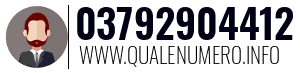 Numero di telefono 03792904412 03792904412