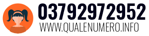 Numero di telefono 03792972952 03792972952