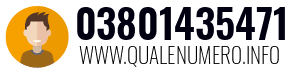 Numero di telefono 03801435471 03801435471