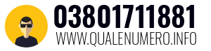 Numero di telefono 03801711881 03801711881