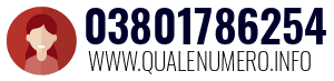 Numero di telefono 03801786254 03801786254