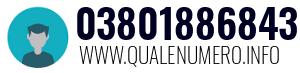Numero di telefono 03801886843 03801886843