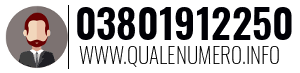 Numero di telefono 03801912250 03801912250