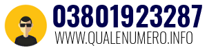 Numero di telefono 03801923287 03801923287