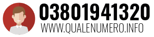 Numero di telefono 03801941320 03801941320