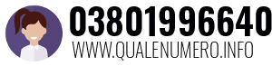 Numero di telefono 03801996640 03801996640
