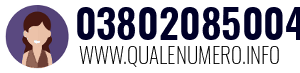 Numero di telefono 03802085004 03802085004