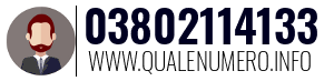 Numero di telefono 03802114133 03802114133