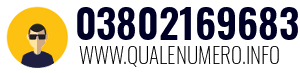 Numero di telefono 03802169683 03802169683