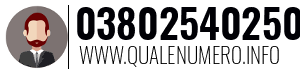 Numero di telefono 03802540250 03802540250