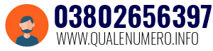 Numero di telefono 03802656397 03802656397