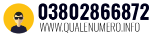 Numero di telefono 03802866872 03802866872