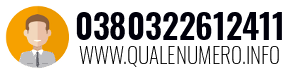 Numero di telefono 0380322612411 0380322612411