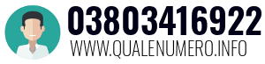 Numero di telefono 03803416922 03803416922