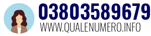 Numero di telefono 03803589679 03803589679