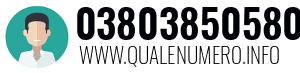 Numero di telefono 03803850580 03803850580