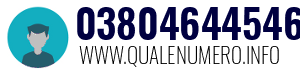 Numero di telefono 03804644546 03804644546