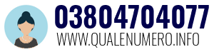 Numero di telefono 03804704077 03804704077