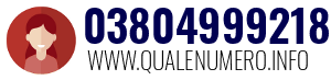 Numero di telefono 03804999218 03804999218