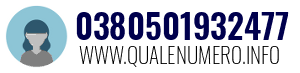 Numero di telefono 0380501932477 0380501932477