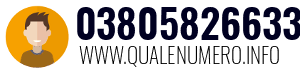 Numero di telefono 03805826633 03805826633