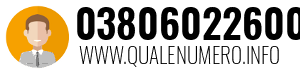 Numero di telefono 03806022600 03806022600