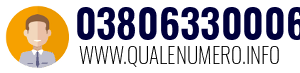 Numero di telefono 03806330006 03806330006