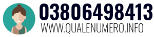 Numero di telefono 03806498413 03806498413