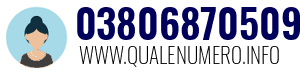 Numero di telefono 03806870509 03806870509
