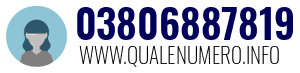 Numero di telefono 03806887819 03806887819