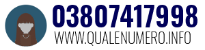 Numero di telefono 03807417998 03807417998