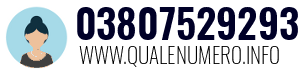 Numero di telefono 03807529293 03807529293