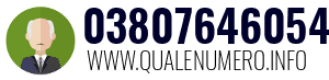 Numero di telefono 03807646054 03807646054