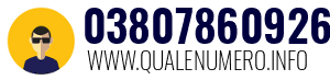 Numero di telefono 03807860926 03807860926