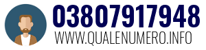 Numero di telefono 03807917948 03807917948