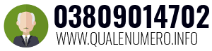 Numero di telefono 03809014702 03809014702