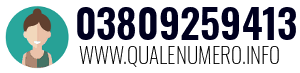 Numero di telefono 03809259413 03809259413