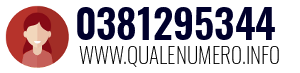 Numero di telefono 0381295344 0381295344