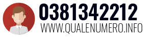 Numero di telefono 0381342212 0381342212