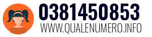 Numero di telefono 0381450853 0381450853